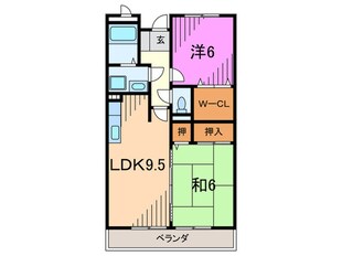 ﾚｼﾞｪﾝﾄﾞ甲東園の物件間取画像